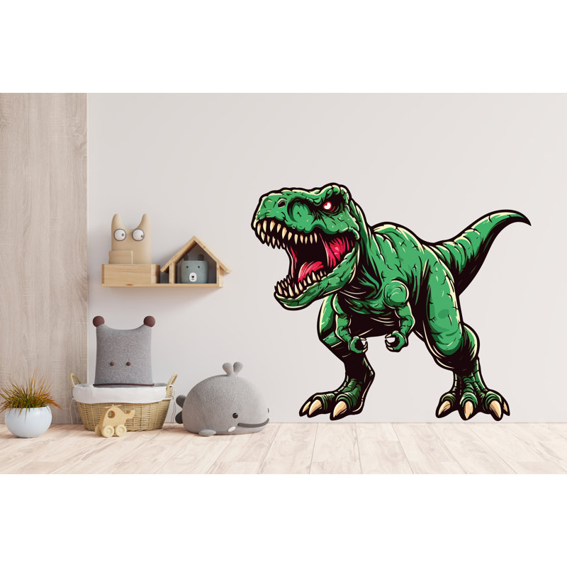 Adhésif mural dinosaure, art mural dinosaure, décoration murale chambre dinosaure, H 12 po x l 10 po