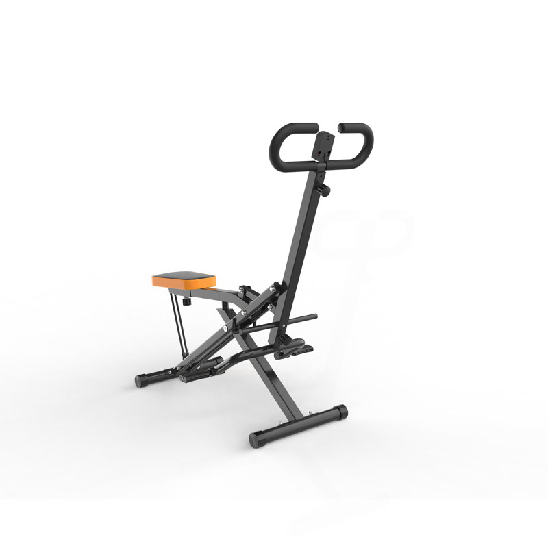 Machine de squat pour la maison, appareil d'entraînement pour les fessiers, pliable avec des bandes de résistance, pour les fessiers, les fesses, les abdos / les jambes, les hanches pour la gymnastique à la maison