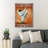 Boy Practicing Karate Brown Background - Once Upon A Time… - 1 Piece Rectangle Graphic Art Print On Wrapped Canvas-314431963