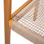 Chaise de salle à manger tressée de 2 en brun avec finition. Fabrication en bois et en corde pour un confort durable. L 22,82 po x P 23,55 po x H 35,39 po. Installation facile. Chaises d'une capacité de poids de 400 lb - fabriquées à partir d'un classique-118008375
