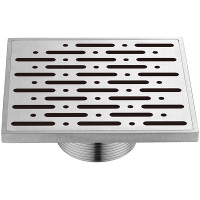 Rio Orinoco River Series Stainless Steel Square Linear Floor Shower Drain