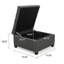 Tabouret de rangement multi-fonctions à coussins matelassés-2141696545