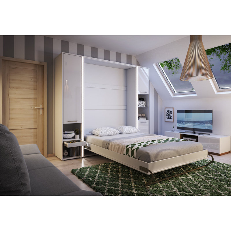 Coridan Daybed, European Double (140 x 200 cm), White Gloss