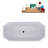 63'' x 28.7'' Freestanding Soaking Acrylic Bathtub-90888440