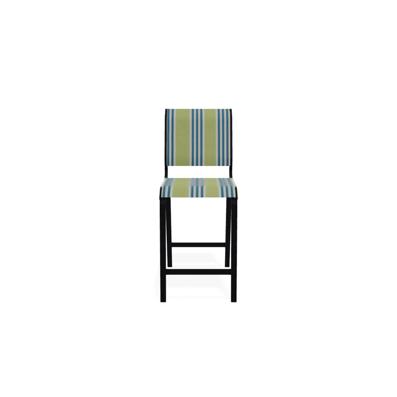 Tabouret de bar 26 po Holna, Noir texturé, Lime