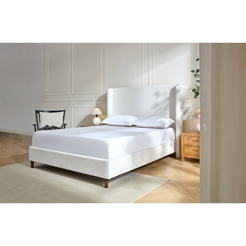 Grand lit tapissier Harper