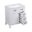 Meuble-lavabo avec tiroirs 30 po, meuble-lavabo avec tiroirs-68070894