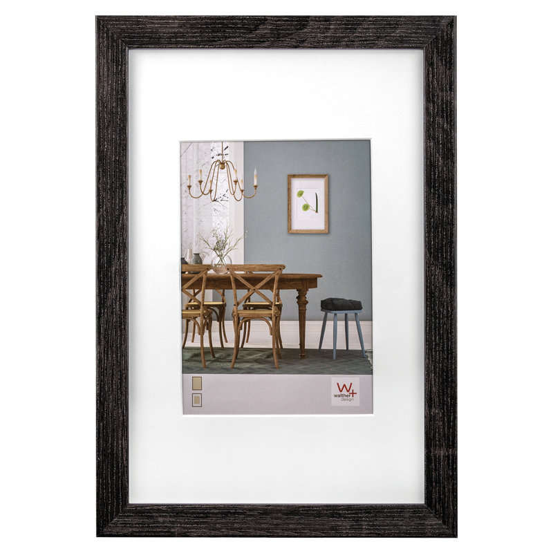 Picture Frame with Mat, Dark Grey, 73.1cm H x 53.1cm W