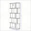 Bibliothèque de rangement moderne à 5 niveaux pour la maison et le bureau