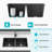 Quartz Kitchen Sink - 33X19" Granite Composite Undermount Kitchen Sink Double Bowl(50/50)-111876050