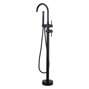 Floor Tub Spout with Diverter