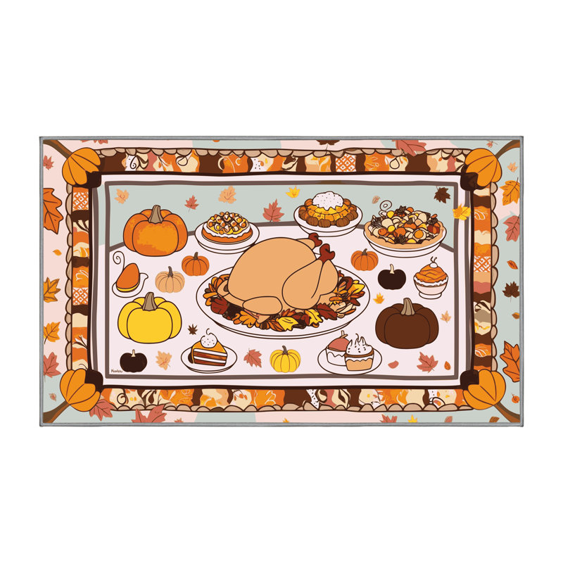Tapis de Noël East Urban Home, Tapis de couloir 2 pi x 4 pi