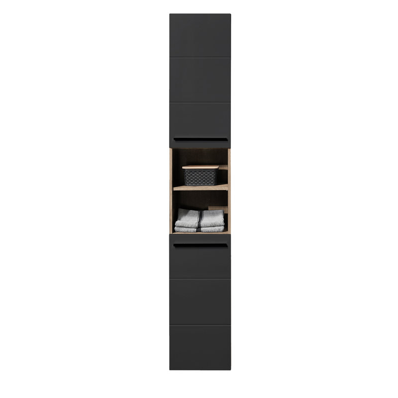Rondallyn Freestanding Linen Cabinet
