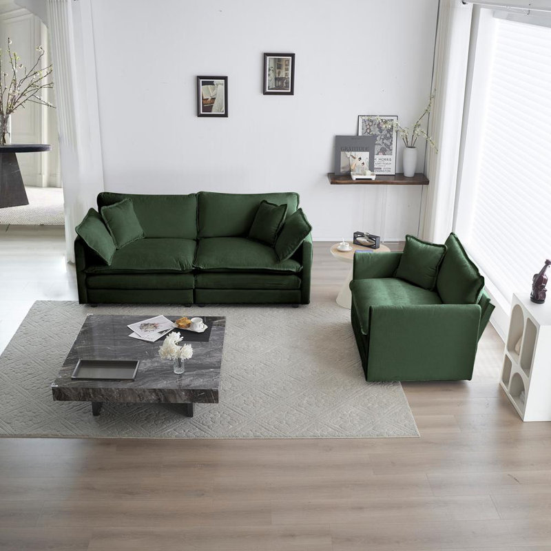 2-Piece Upholstered Sofa