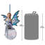13.97cm Handmade Resin Fairy Hanging Figurine Ornament