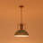 1 - Light Handmade Peeling Paint Industrial Dome Pendant light