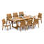 Lagos Outdoor - Piece Teak Dining Set-1617988213