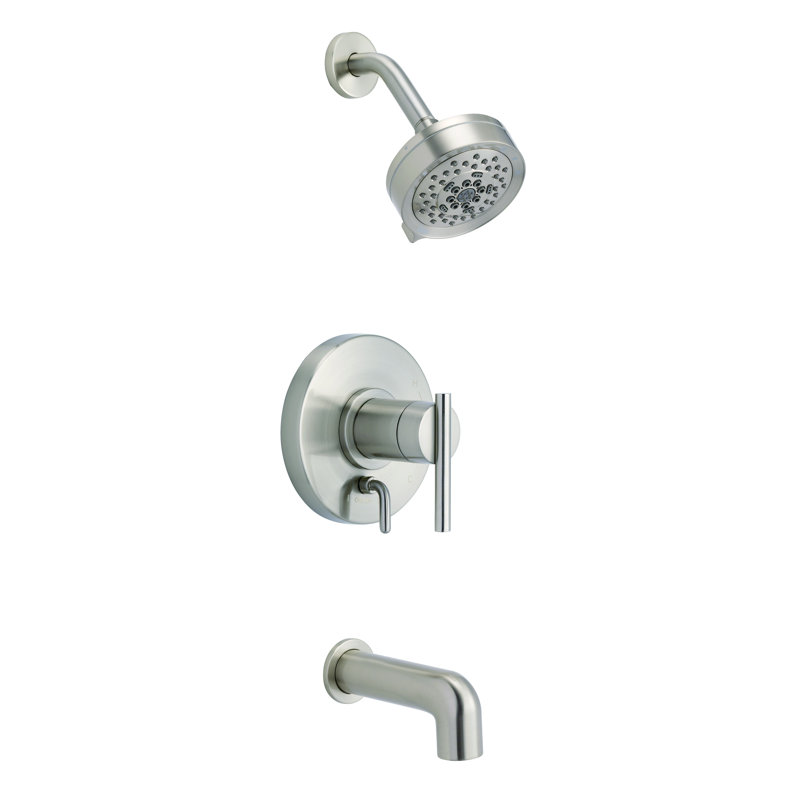 Parma 1H Pressure Balanced Tub and Shower Faucet, Nickel