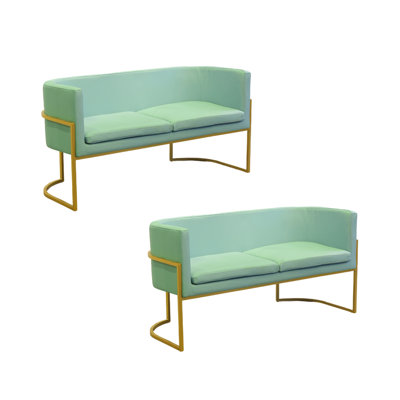 Banc rembourré en similicuir Modern Simple Cafe
