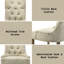 Chaise d'intérieur, ensemble de 2 chaises d'appoint, chaises capitonnées pour la maison