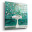 «Chinoiserie Bath 1 Sq» par Julia Purinton, art mural en verre acrylique-1824877562