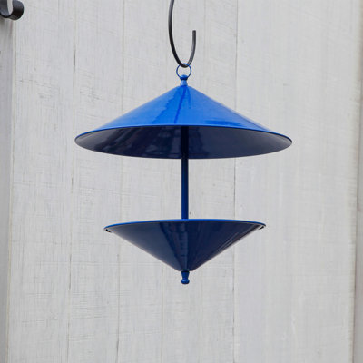 Metal Hanging Tray Bird Feeder