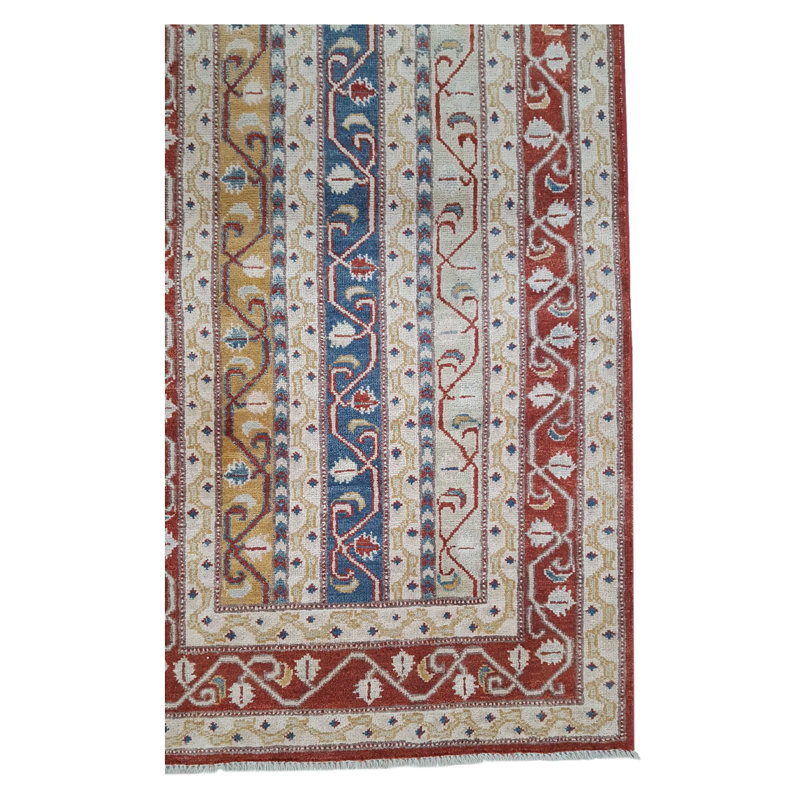 Daugherty Hand Knotted 3x10 Red Runner