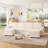 Abramson U Shaped Sleeper Sectional Sofa Bed With Storage Space-117494807