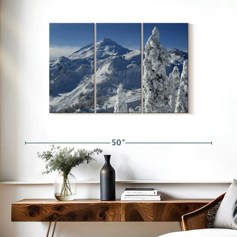 Alvord Snowy Mount Baker, H 24 po x l 38 po