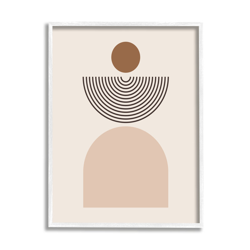 Formes géométriques arquées sur bois, H 20 po x l 16 po x P 1,5 po