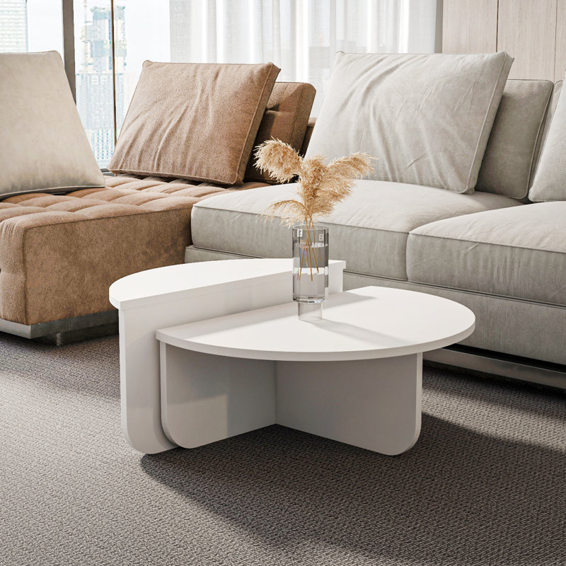 Alves 68cm W Coffee Table, White