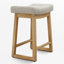 Tabouret de bar 24 po à hauteur de comptoir avec structure en bois massif-119617588