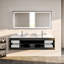 Ensemble de meuble-lavabo double mural 60 po Juarez-26776825