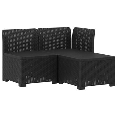117 cm W Patio Sofa