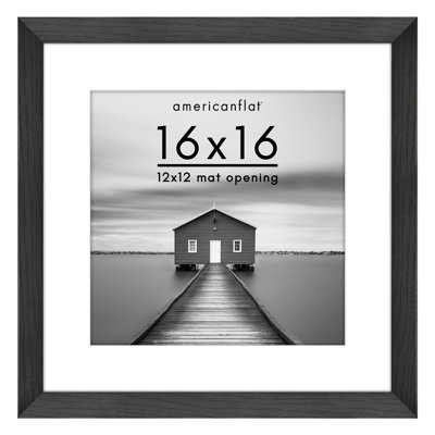  Wide Molding Picture Frame with Mat