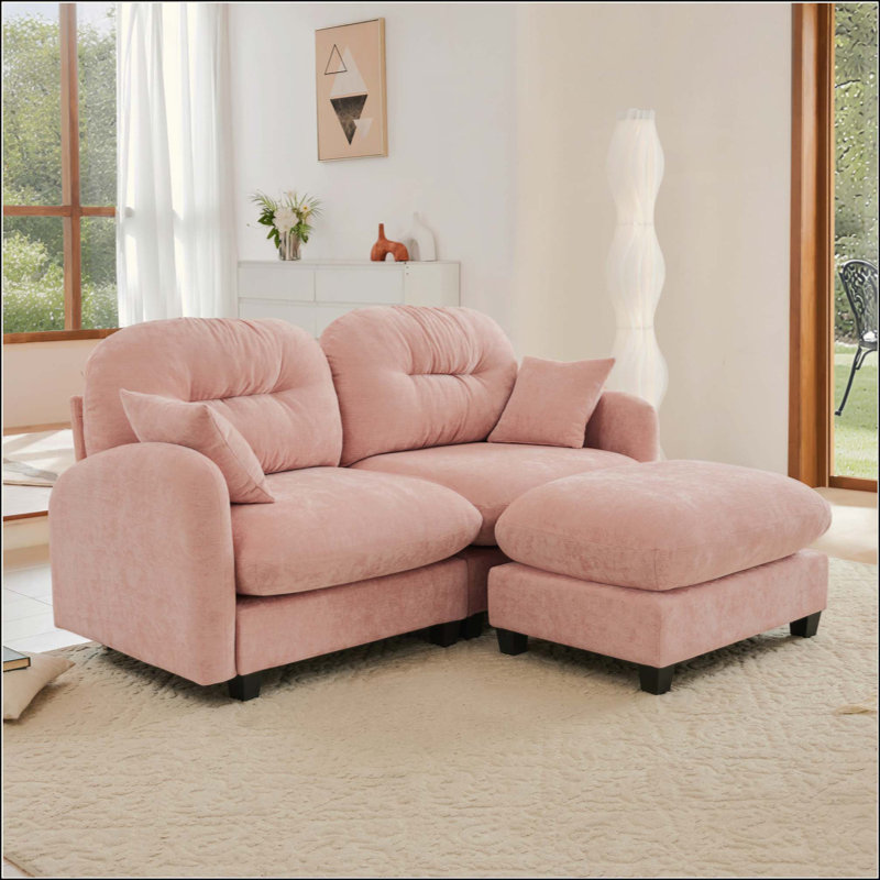Canapé modulaire en L avec repose-pieds Cloud