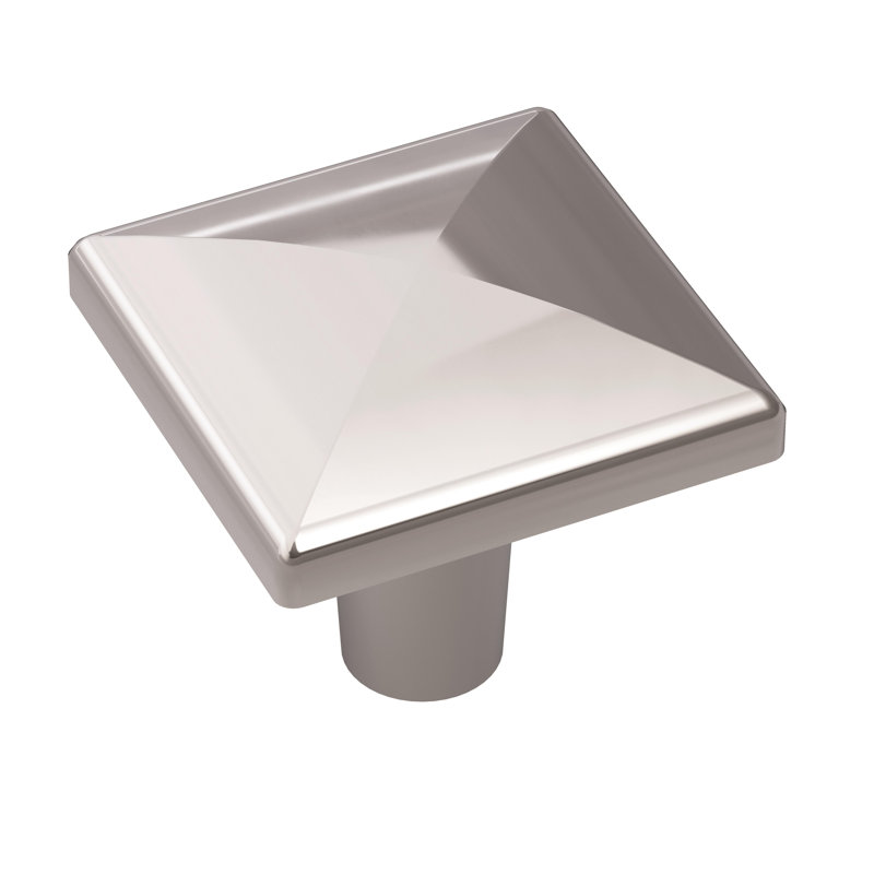 Poignée extensible carrée, H 1,5 po x l 1,5 po x P 1,13 po, Chrome poli