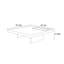 Table basse carrée moderne et minimaliste-128965028