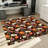 Vibrant Floral Area Rug, Artistic Botanical Pattern Floor Mat, Stain Resistant Non-Slip Indoor Carpet for Living Room, Bedroom, Home Decor-864162103