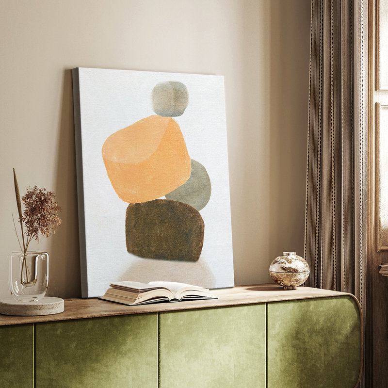 Tangerine Formation II -Gallery Wrapped Cavas, 60" H x 40" W