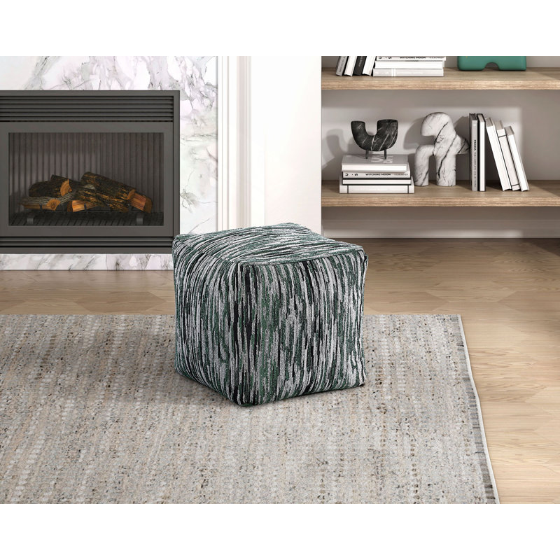 Repose-pieds rembourré en tissu Modern