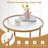Cross Legs End Table Set