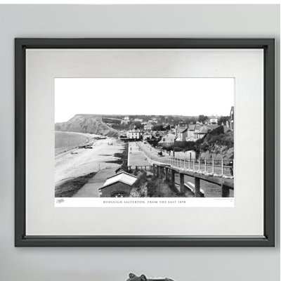 Budleigh Salterton, From The East 1898 - Single Picture Frame Print