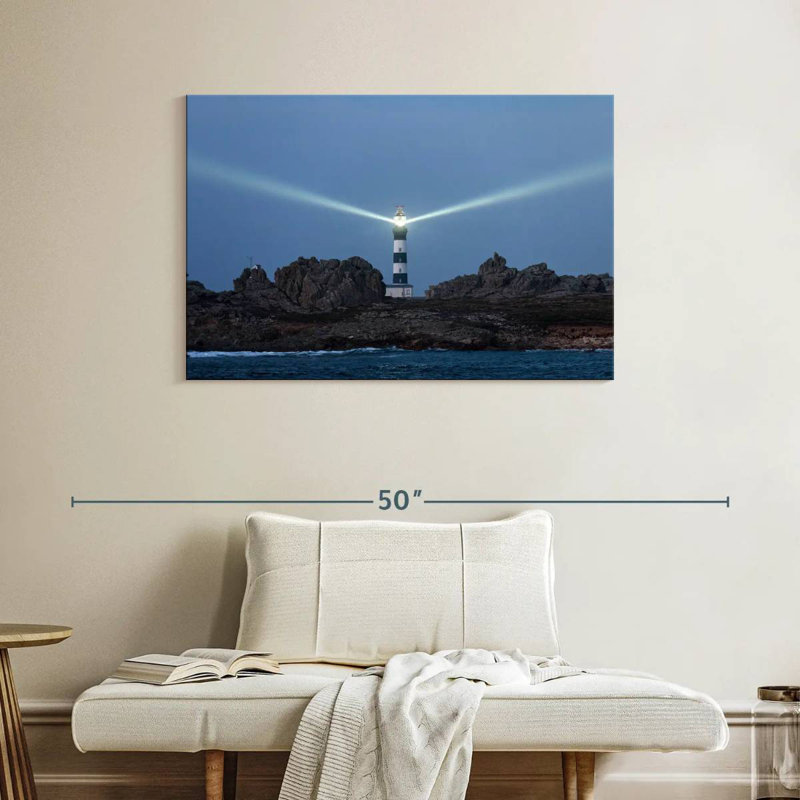 Aletra Creach Point Lighthouse, 26" H x 39" W