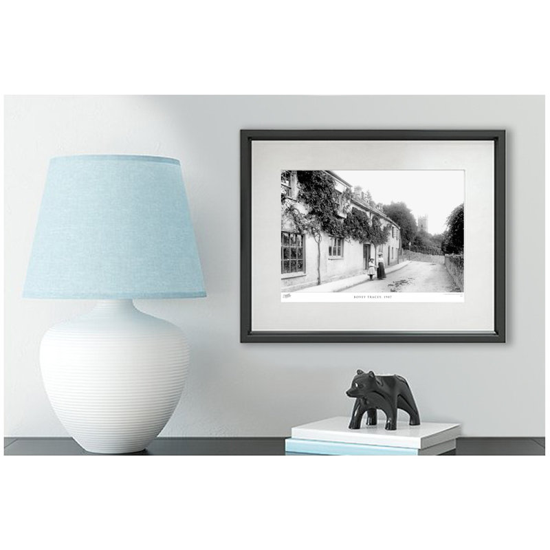 Bovey Tracey, 1907 - Single Picture Frame Print, 28cm H x 36cm W x 2.3cm D