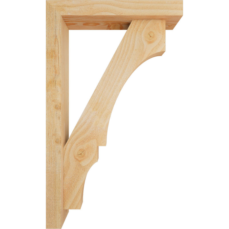 Support de bloc Balboa avec entretoise décalée, 30 po x 18 po, Sapin Douglas de l 4 po (scié brut)