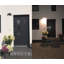 Wrightson Black 11.2cm H Integrated LED Frosted Glass Outdoor Flush Mount with Dusk to Dawn