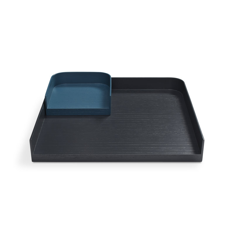 Odds Wood Jewelry Organizer Tray, Mix Blue