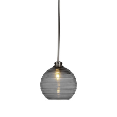 Luminaire suspendu avec tige 1 lumière Malena