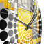 Chisman - Horloge murale géométrique abstraite-1993960439